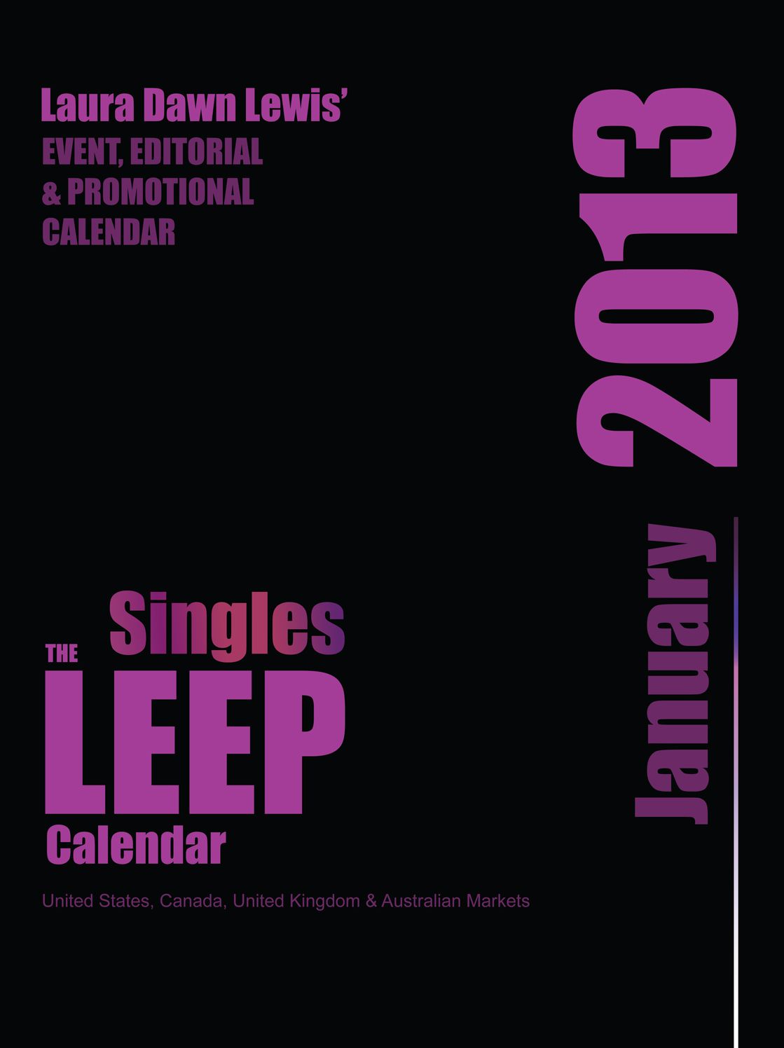 January 2013 LEEP Calendar Single