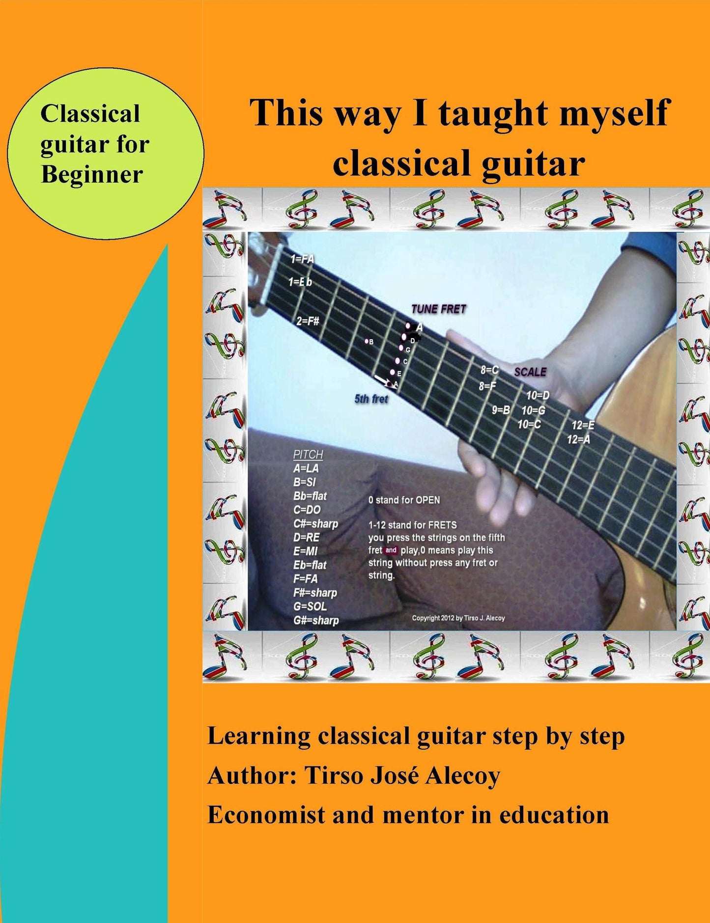 This way I taught myself classical guitar