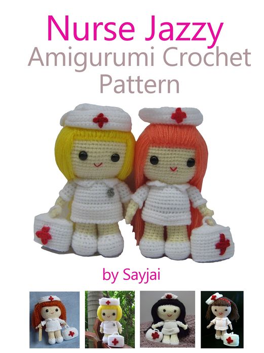 Nurse Jazzy Amigurumi Crochet Pattern