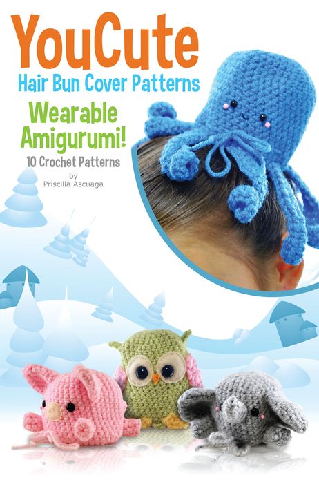 You Cute Hair Bun Cover Crochet Patterns