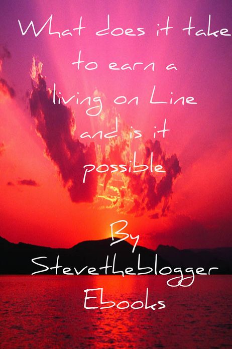 What Does It Take To Earn A Living Online And Is It Possible?