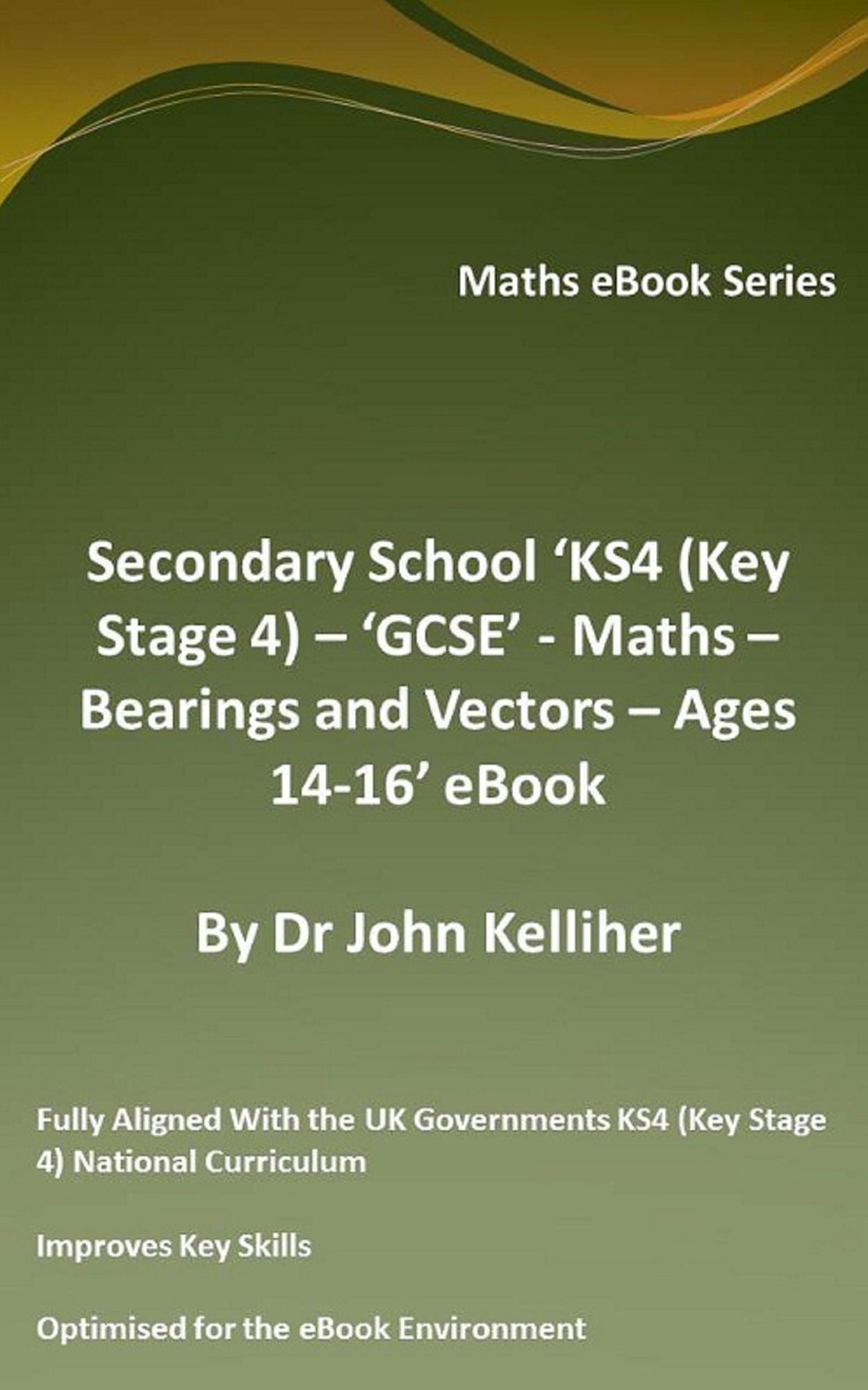 Secondary School 'KS4 (Key Stage 4) - Maths - Bearings and Vectors - Ages 14-16' eBook
