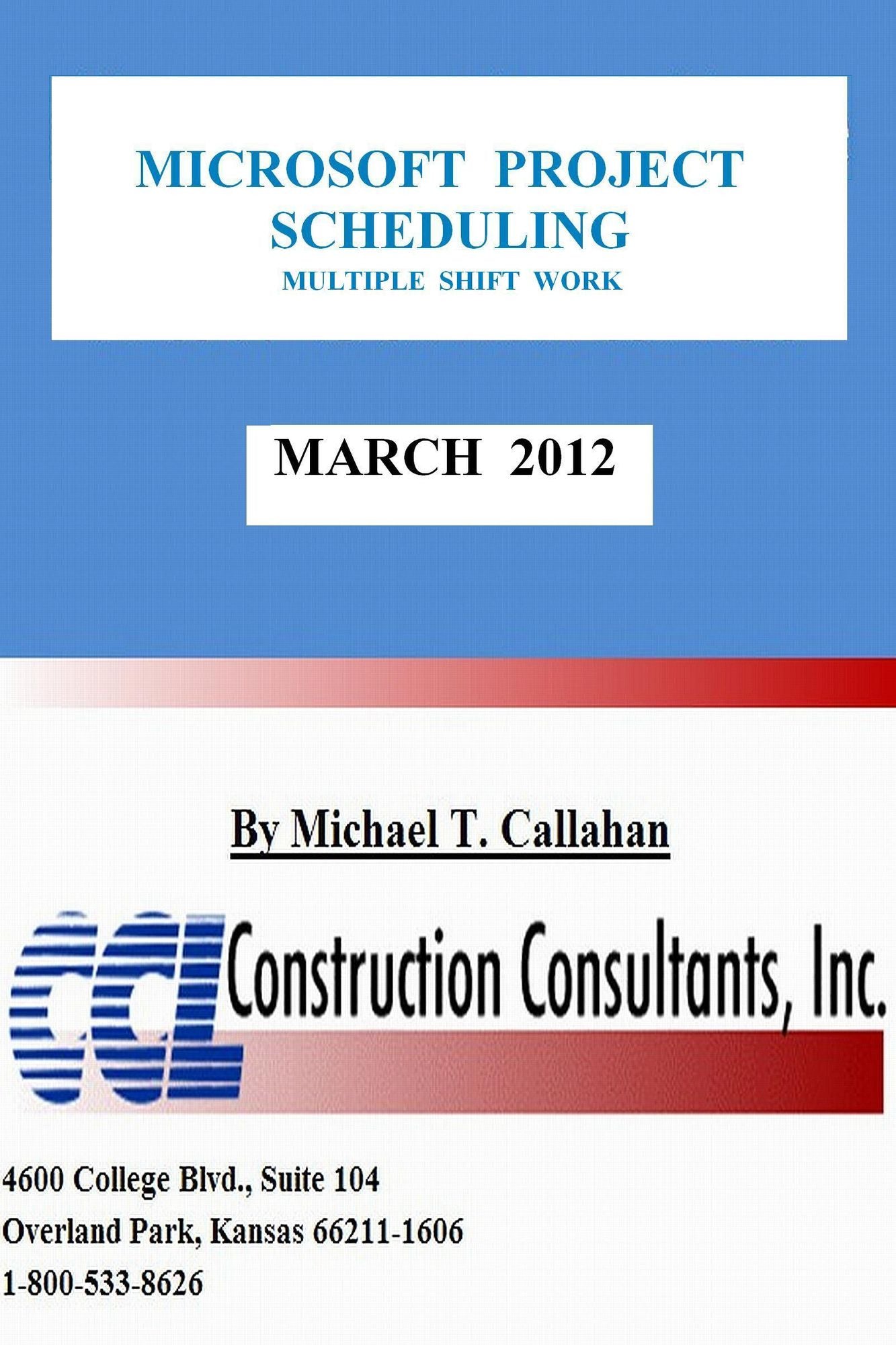 Microsoft Project Scheduling: Multiple Shift Work