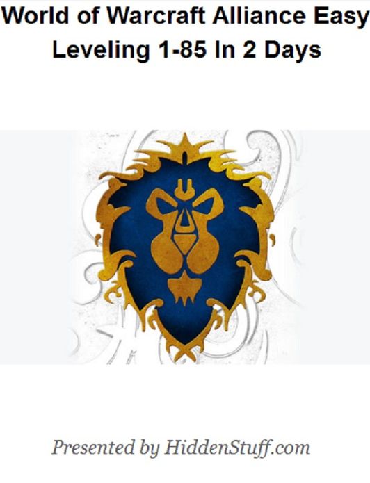 World of Warcraft Alliance Leveling 1-85 in Two Days Guide