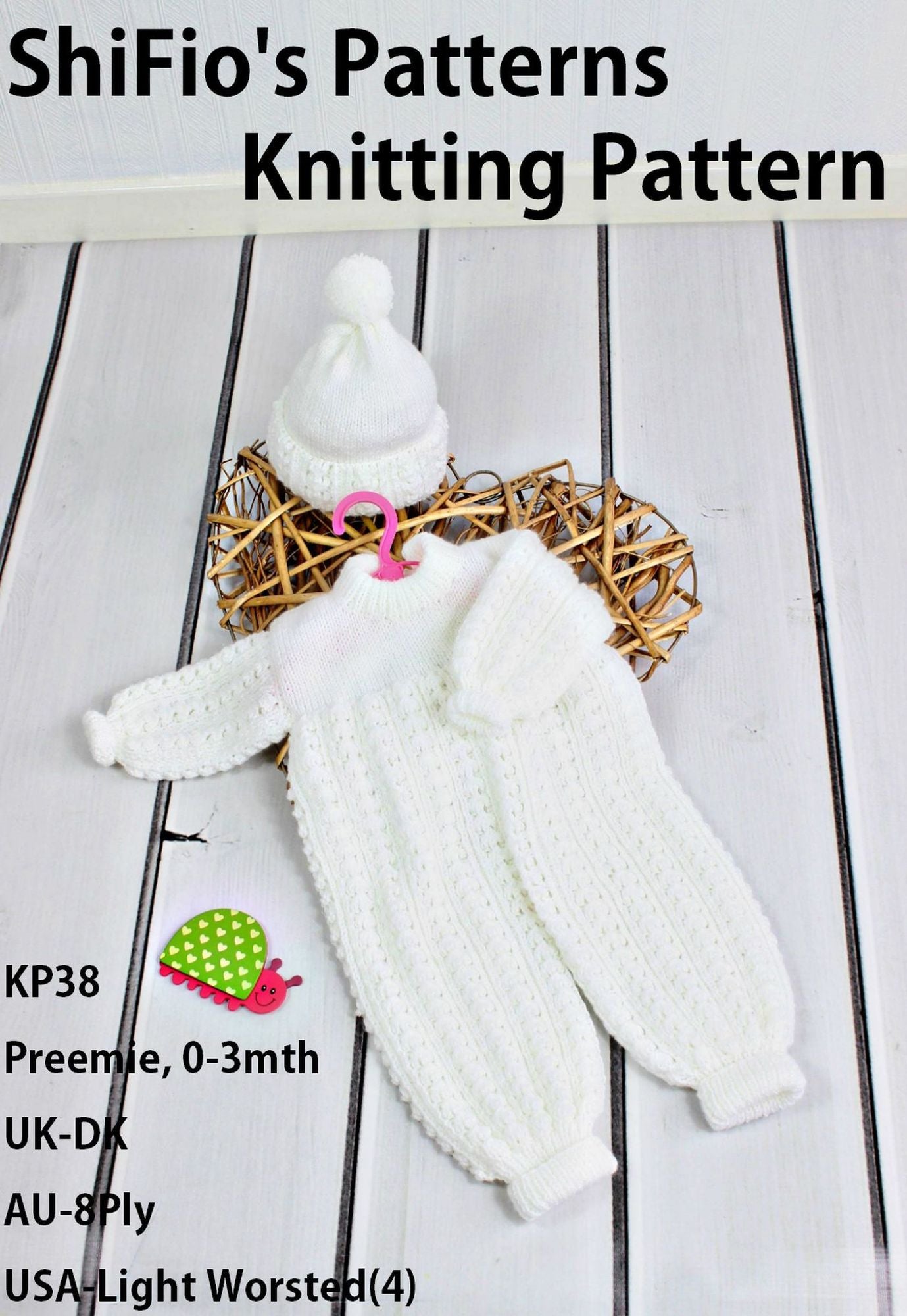 38 Pram Set Knitting Pattern #38