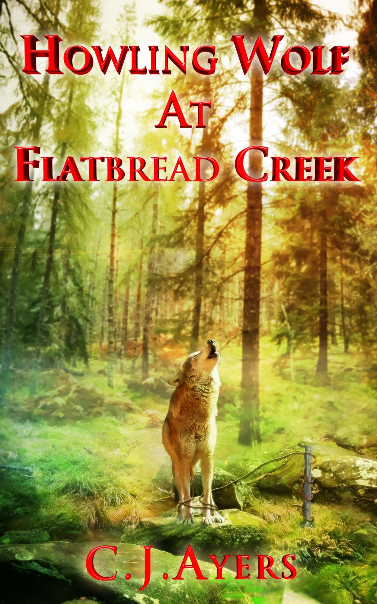 Howling Wolf At Flatbread Creek