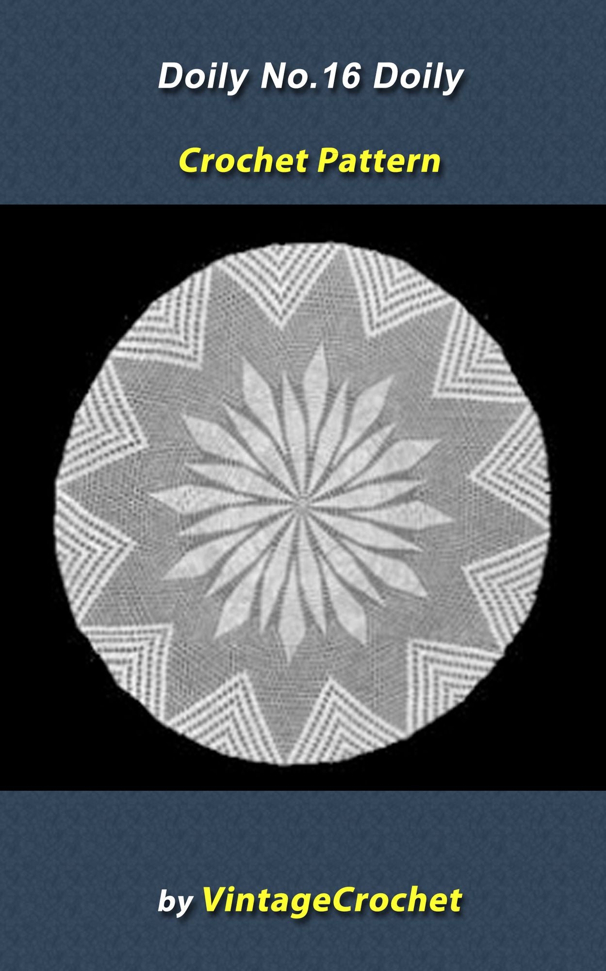 Doily No.16 Vintage Crochet Pattern