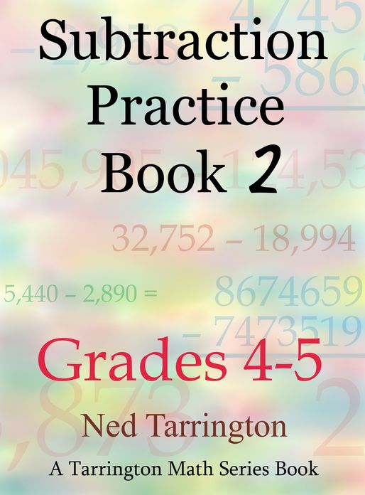 Subtraction Practice Book 2, Grades 4-5