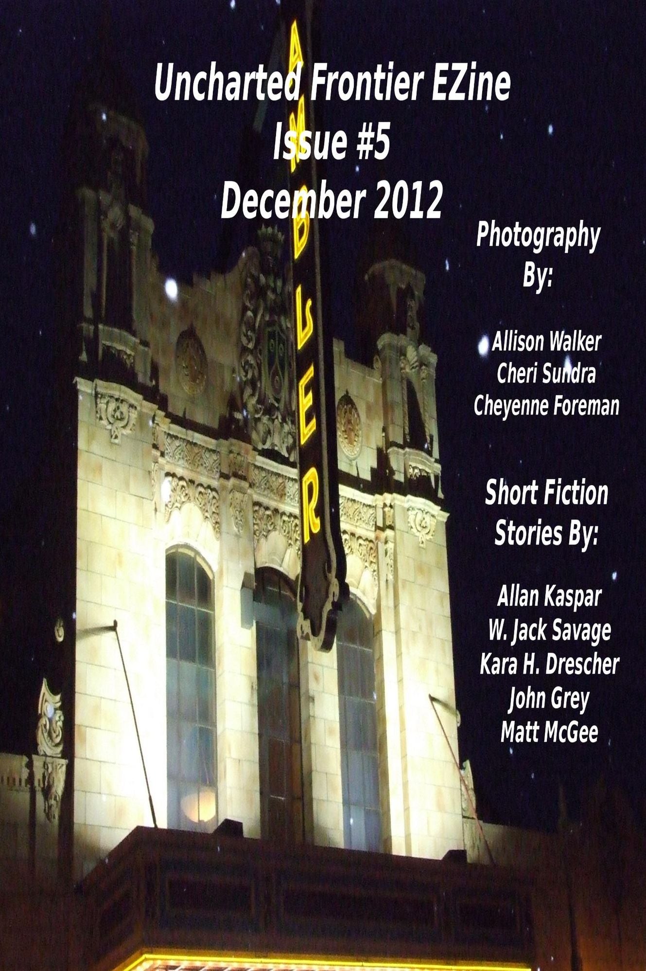 Uncharted Frontier EZine Issue 5