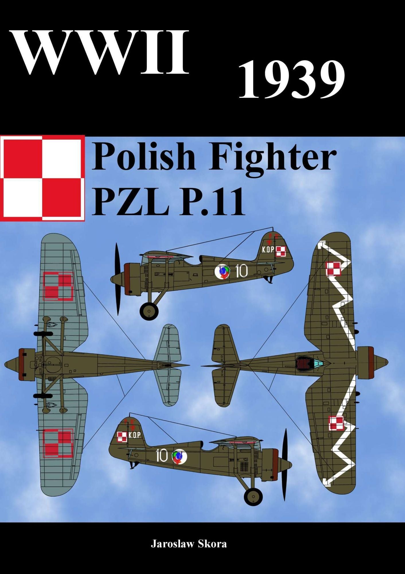 WWII 1939 Polish Fighter PZL P.11