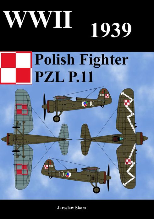 WWII 1939 Polish Fighter PZL P.11