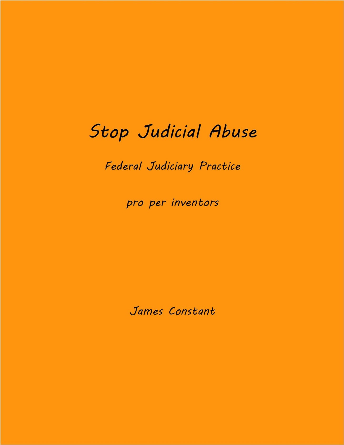Stop Judicial Abuse