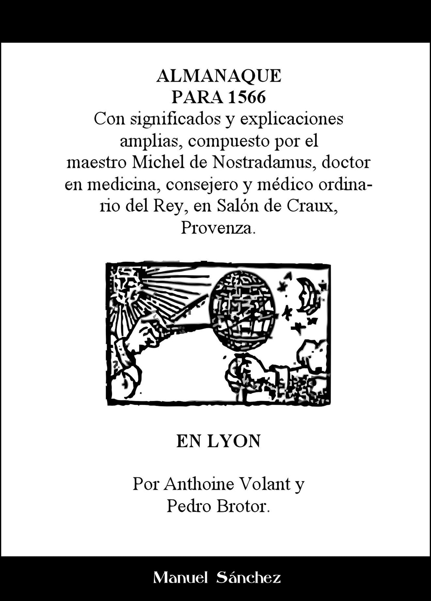 Almanaque para 1566 de Nostradamus