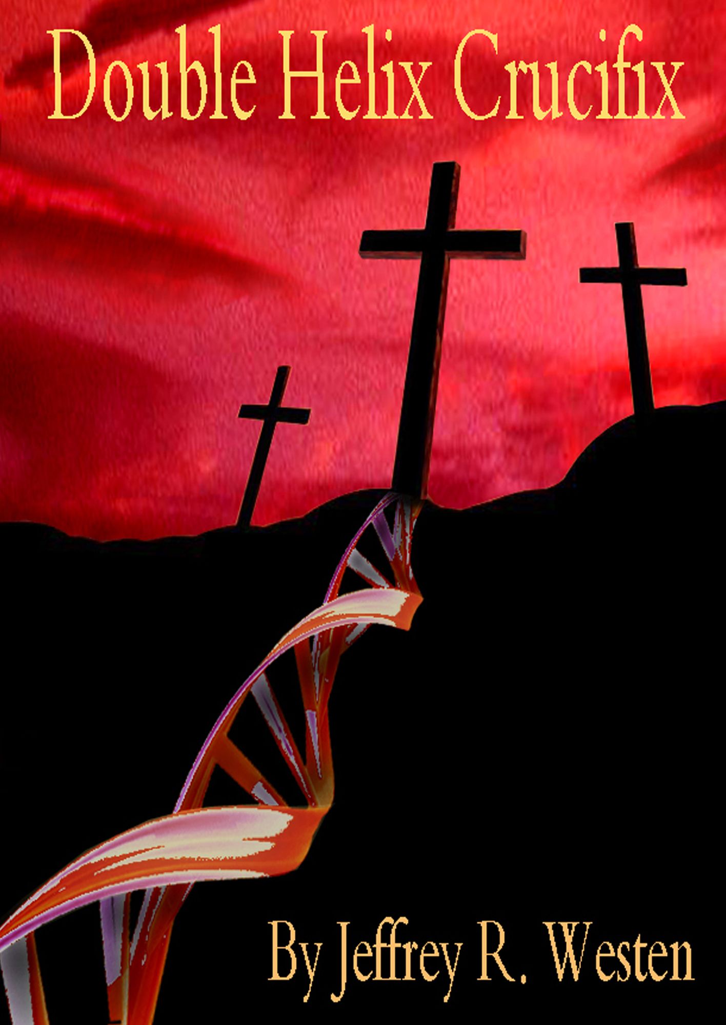 Double Helix Crucifix