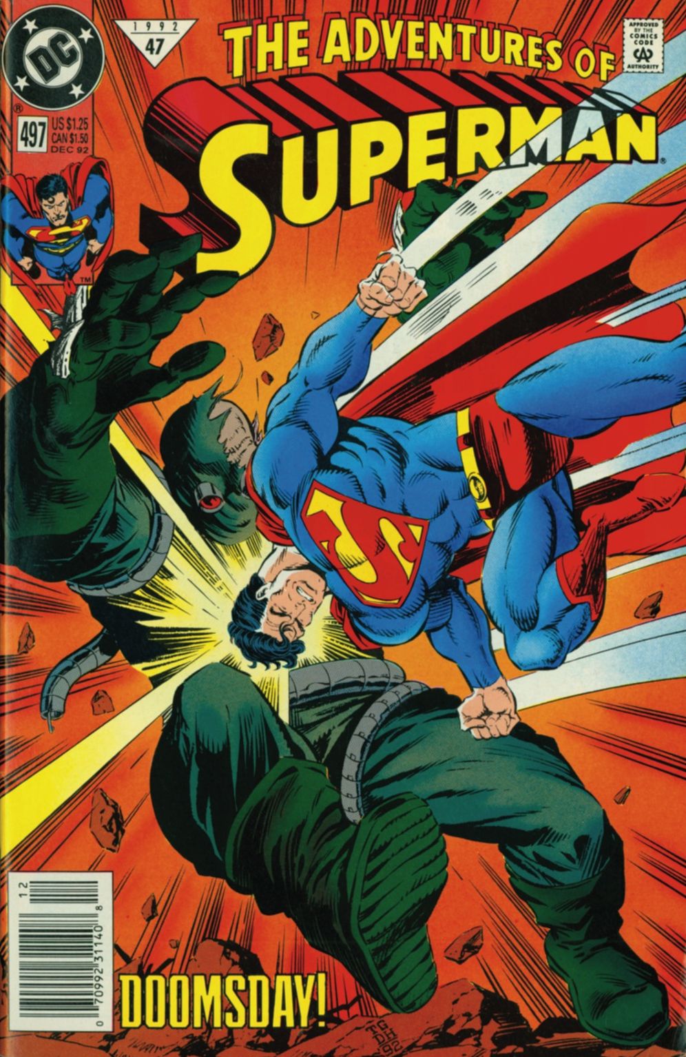 Adventures of Superman #497 (1987-2006) (NOOK Comic with Zoom View)