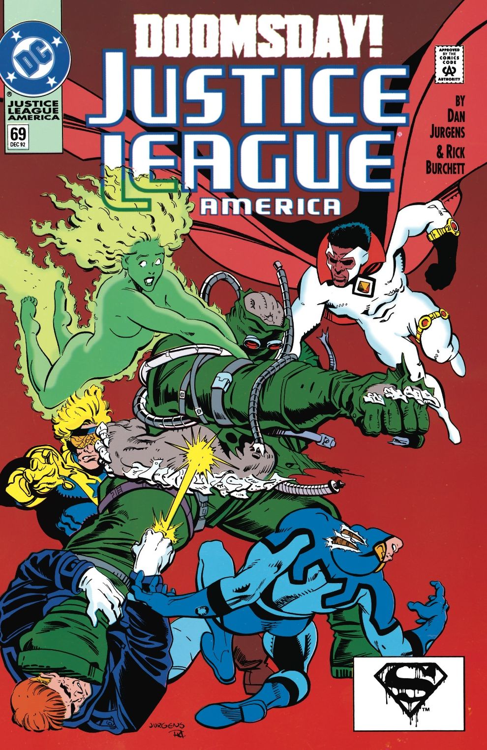 JUSTICE LEAGUE (of) AMERICA (1987-1996) #69 (NOOK Comic with Zoom View)