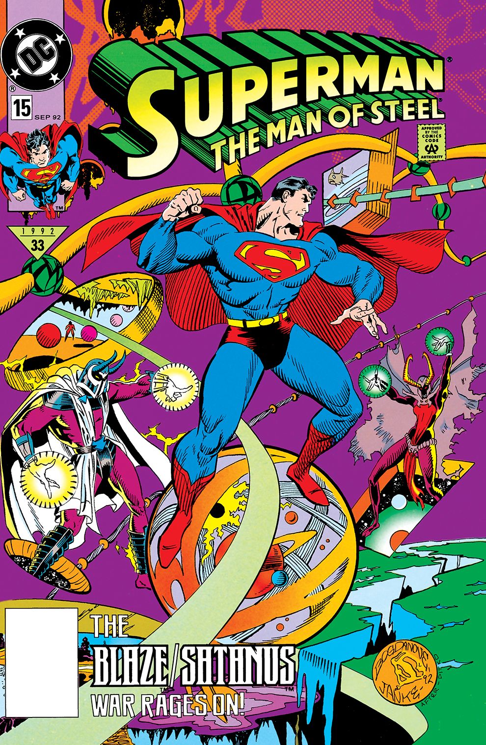 Superman: The Man of Steel #15 (1991-2003) (NOOK Comic with Zoom View)