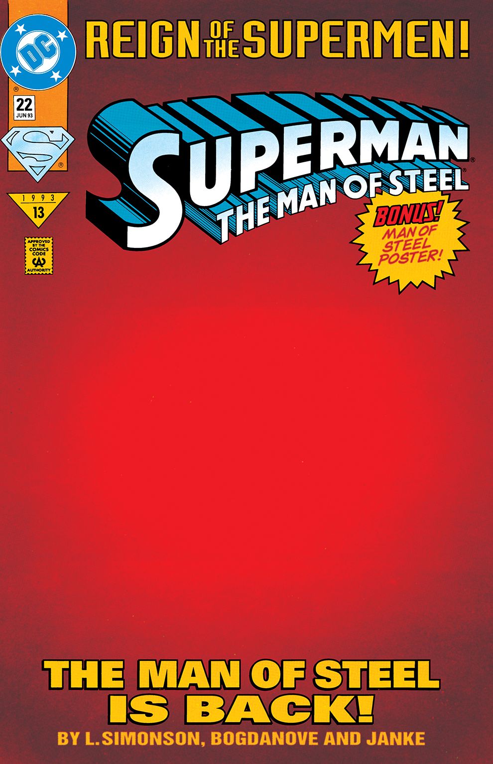 Superman: The Man of Steel #22 (1991-2003) (NOOK Comic with Zoom View)