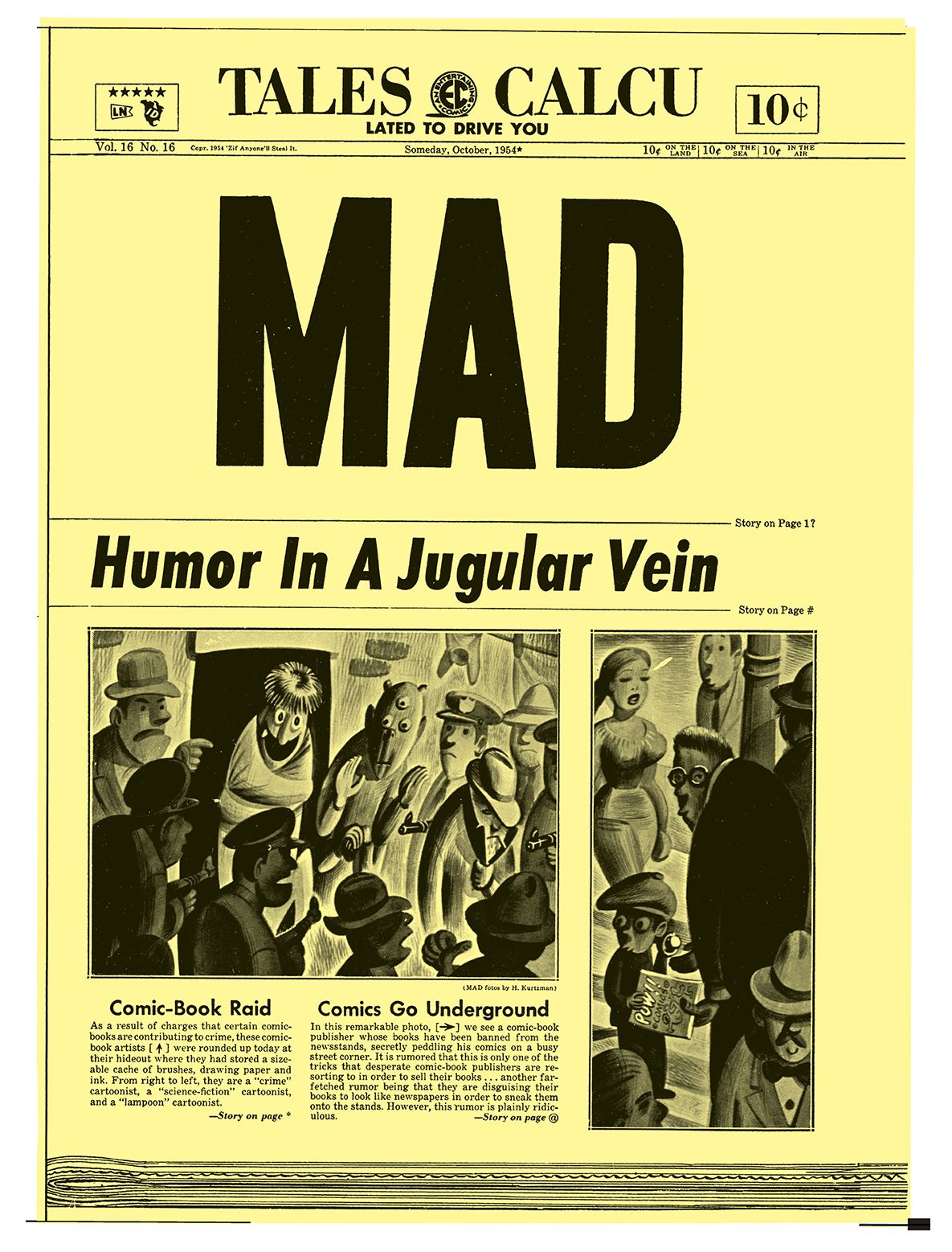 Mad Magazine #16 (NOOK Comic with Zoom View)