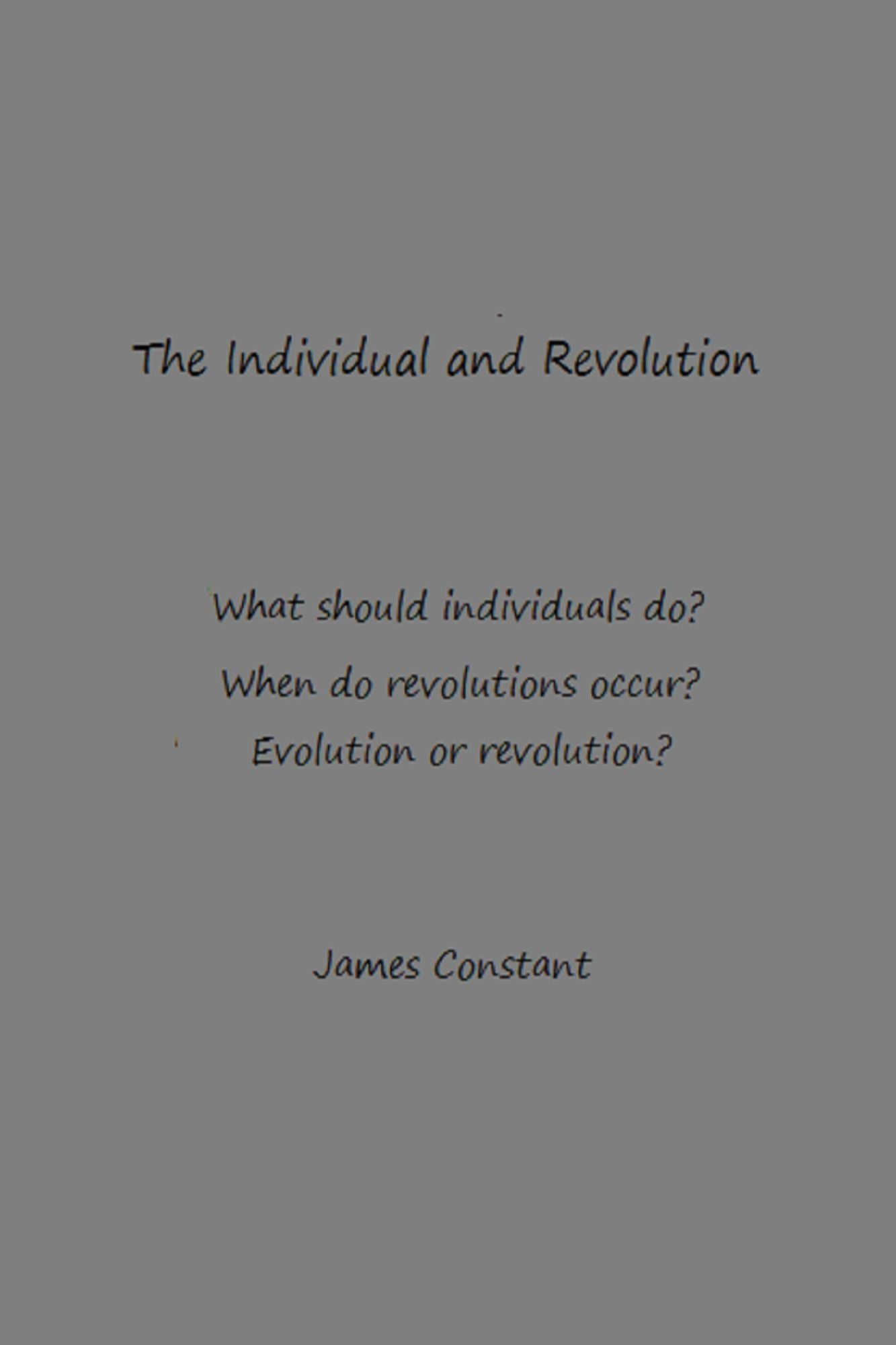 The Individual And Revolution