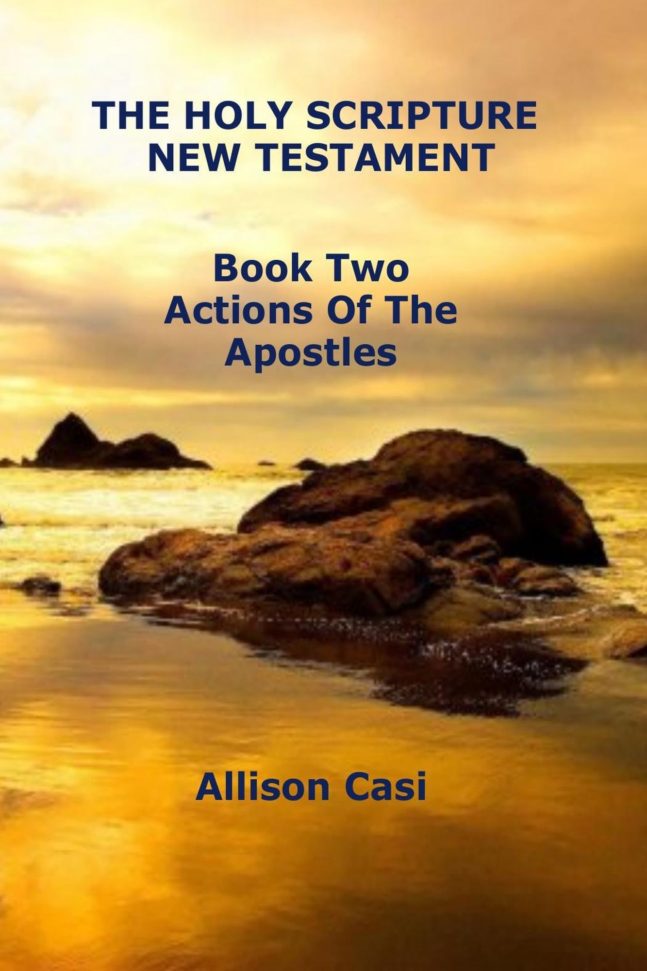 The Holy Scripture New Testament: Book Two: The Actions Of The Apostles