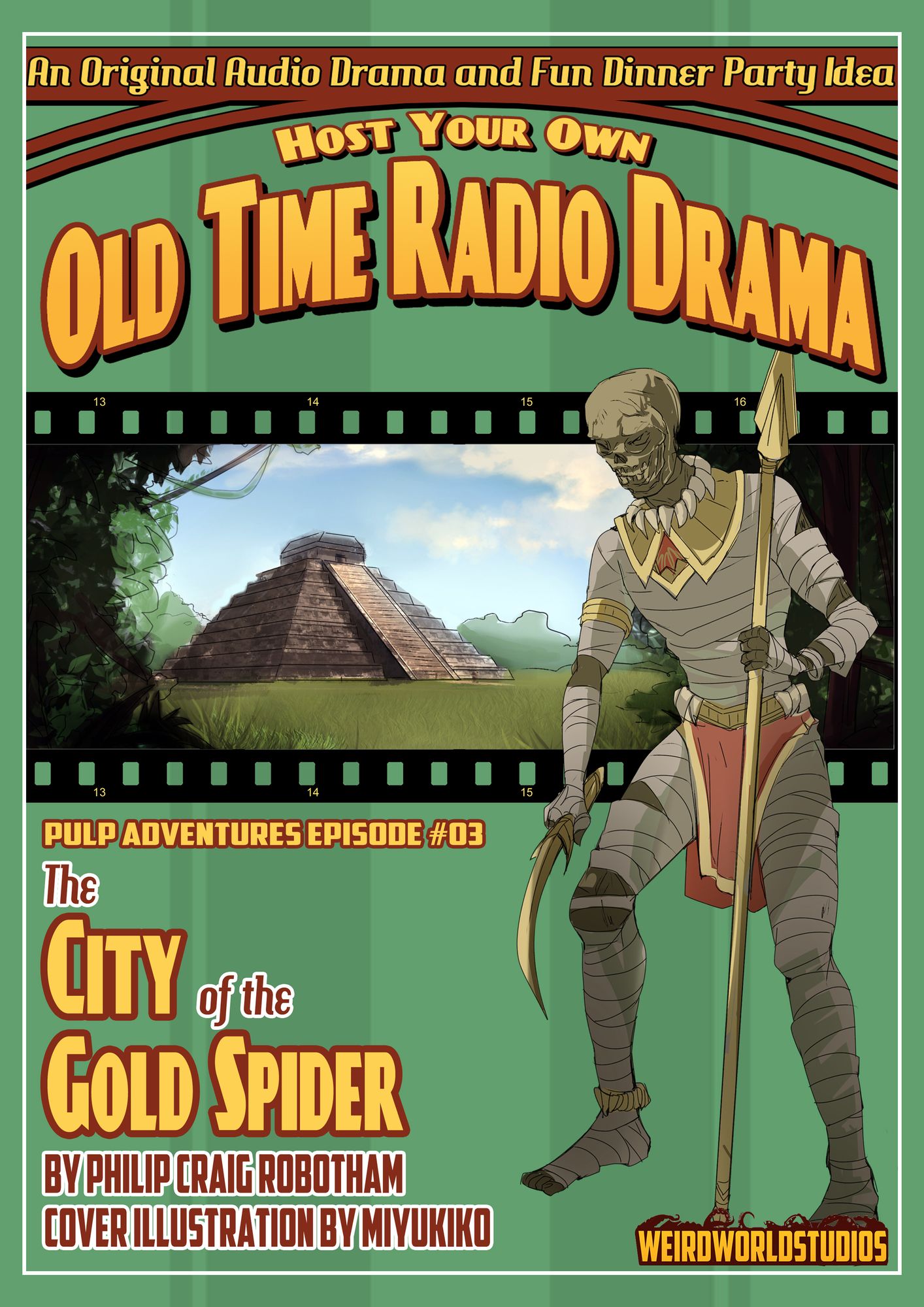 PA003 The City Of The Gold Spider