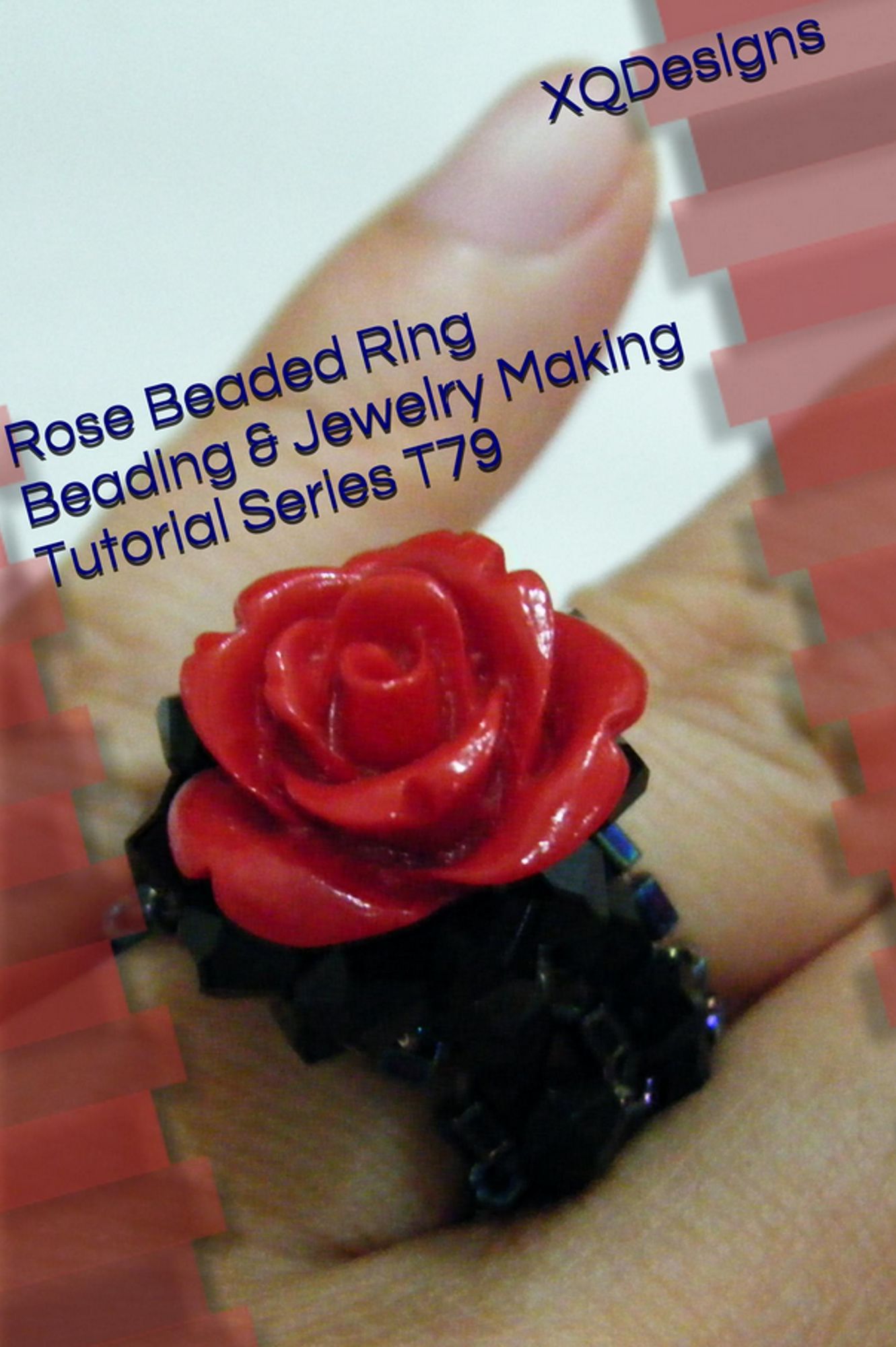 Rose Beaded Ring Beading & Jewelry Making Tutorial Series T79