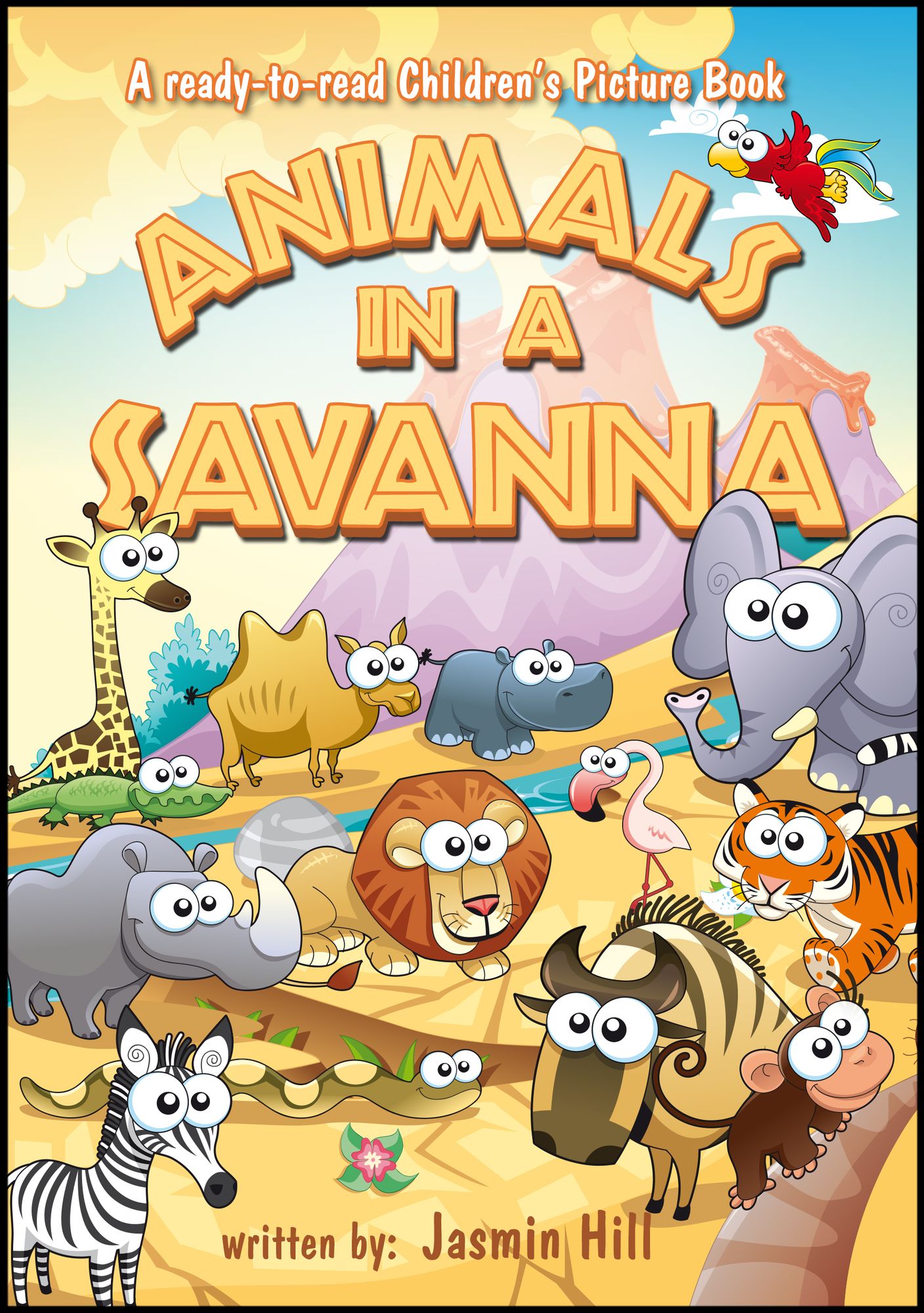 Animals in A Savanna: A Ready-To-Read Children's Picture Book