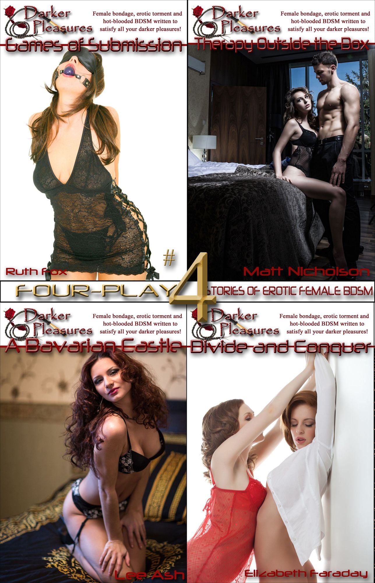 Four-Play #4: Stories of Erotic Female BDSM