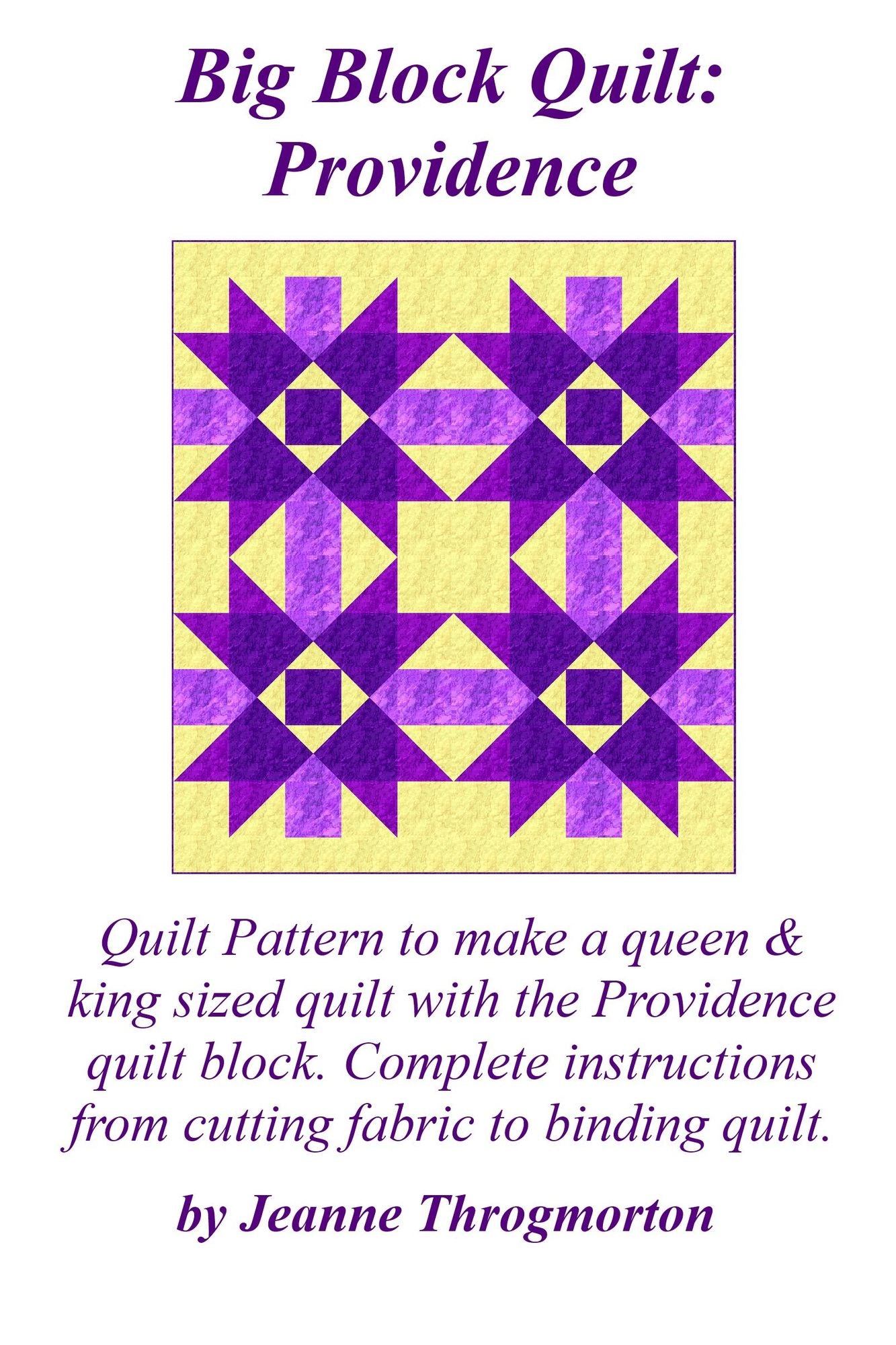 Big Block Quilt: Providence