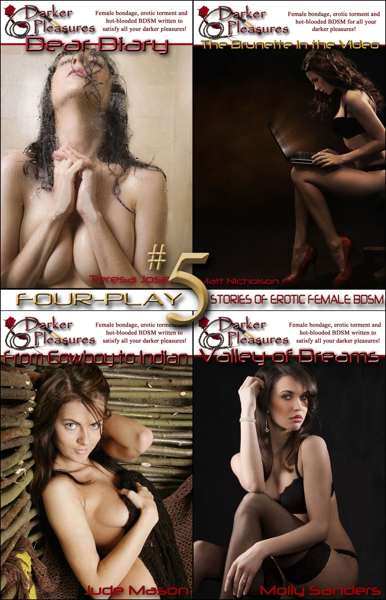 Four-Play #5: Stories of Erotic Female BDSM
