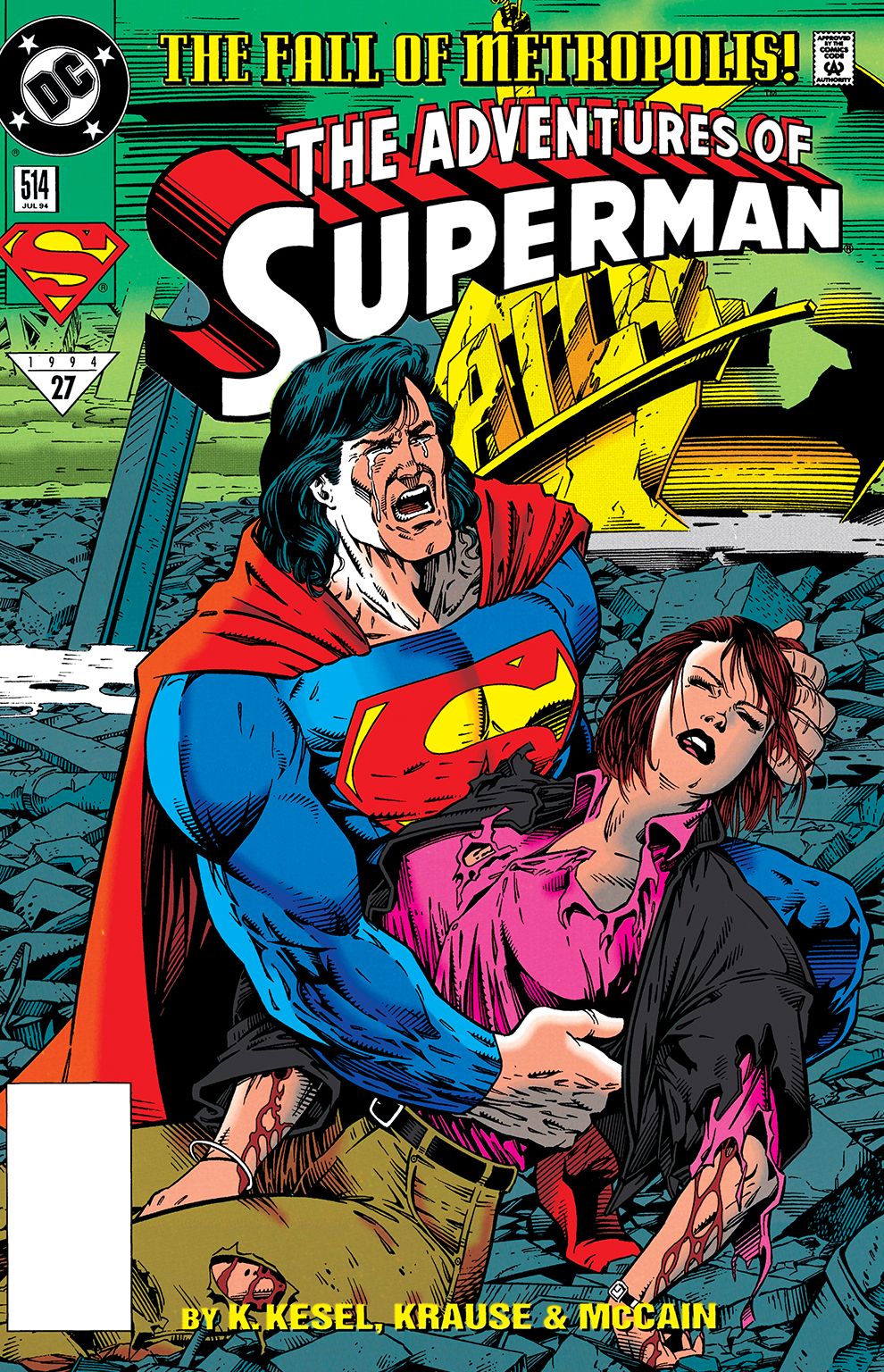 Adventures of Superman (1986-2006) #514 (NOOK Comic with Zoom View)