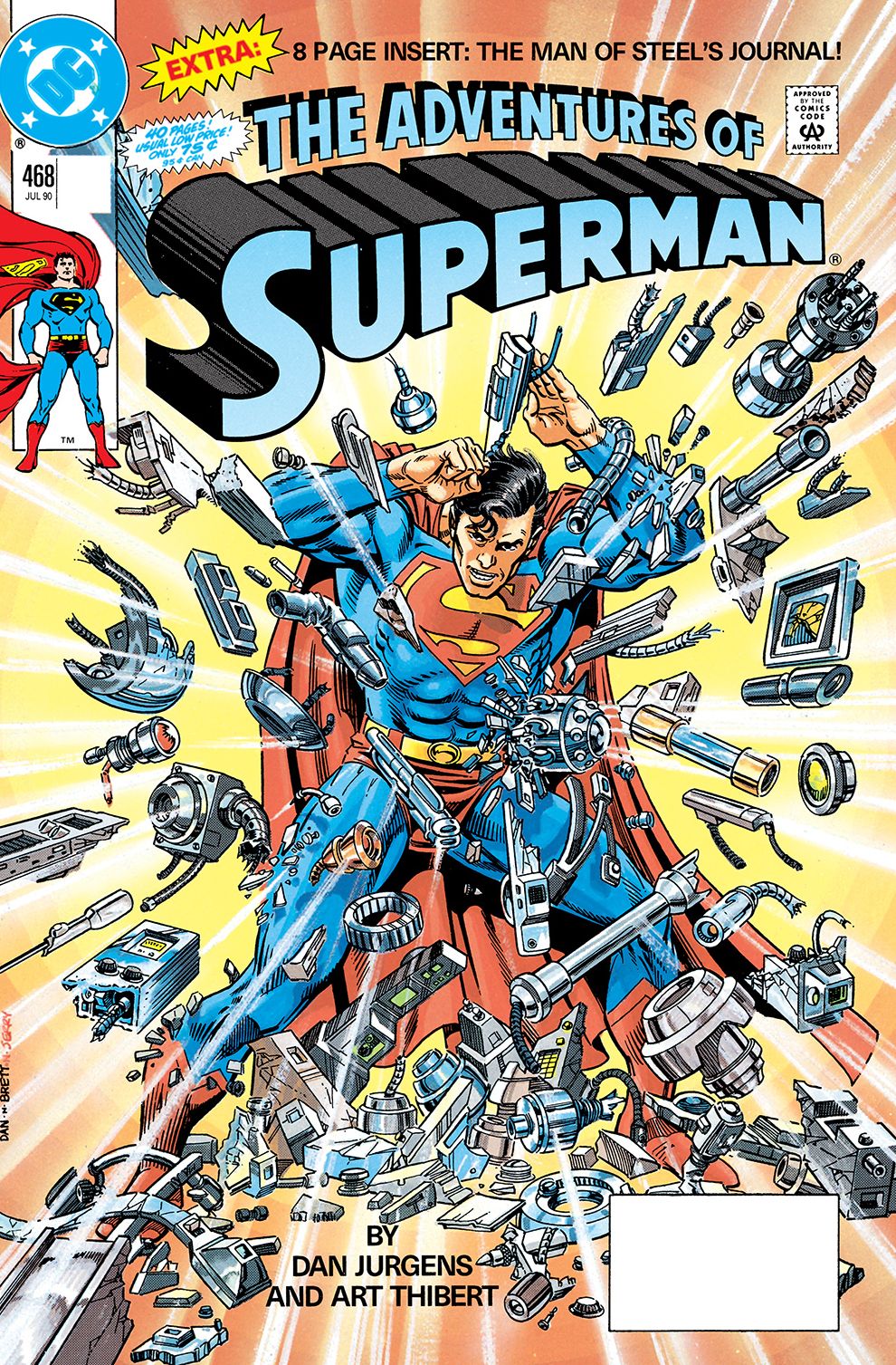 Adventures of Superman (1986-2006) #468 (NOOK Comic with Zoom View)