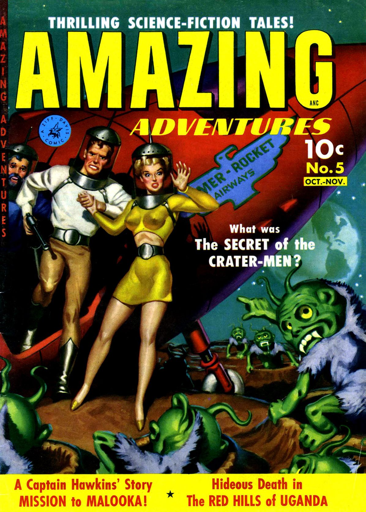 Amazing Adventures, Volume 5, The Secret of the Crater-Men (NOOK Comic with Zoom View): Digitally Remastered