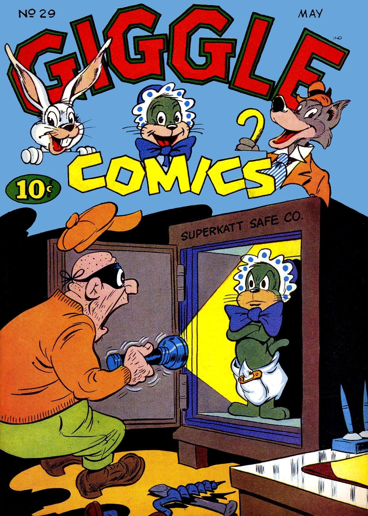 Giggle Comics, Number 29, Superkatt (NOOK Comic with Zoom View): Digitally Remastered
