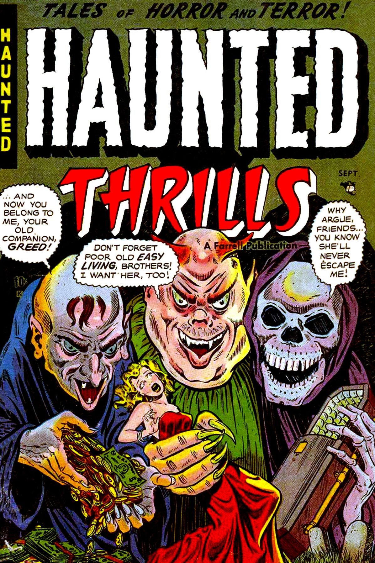 Haunted Thrills, Number 11, Blood in the Sky (NOOK Comic with Zoom View): Digitally Remastered