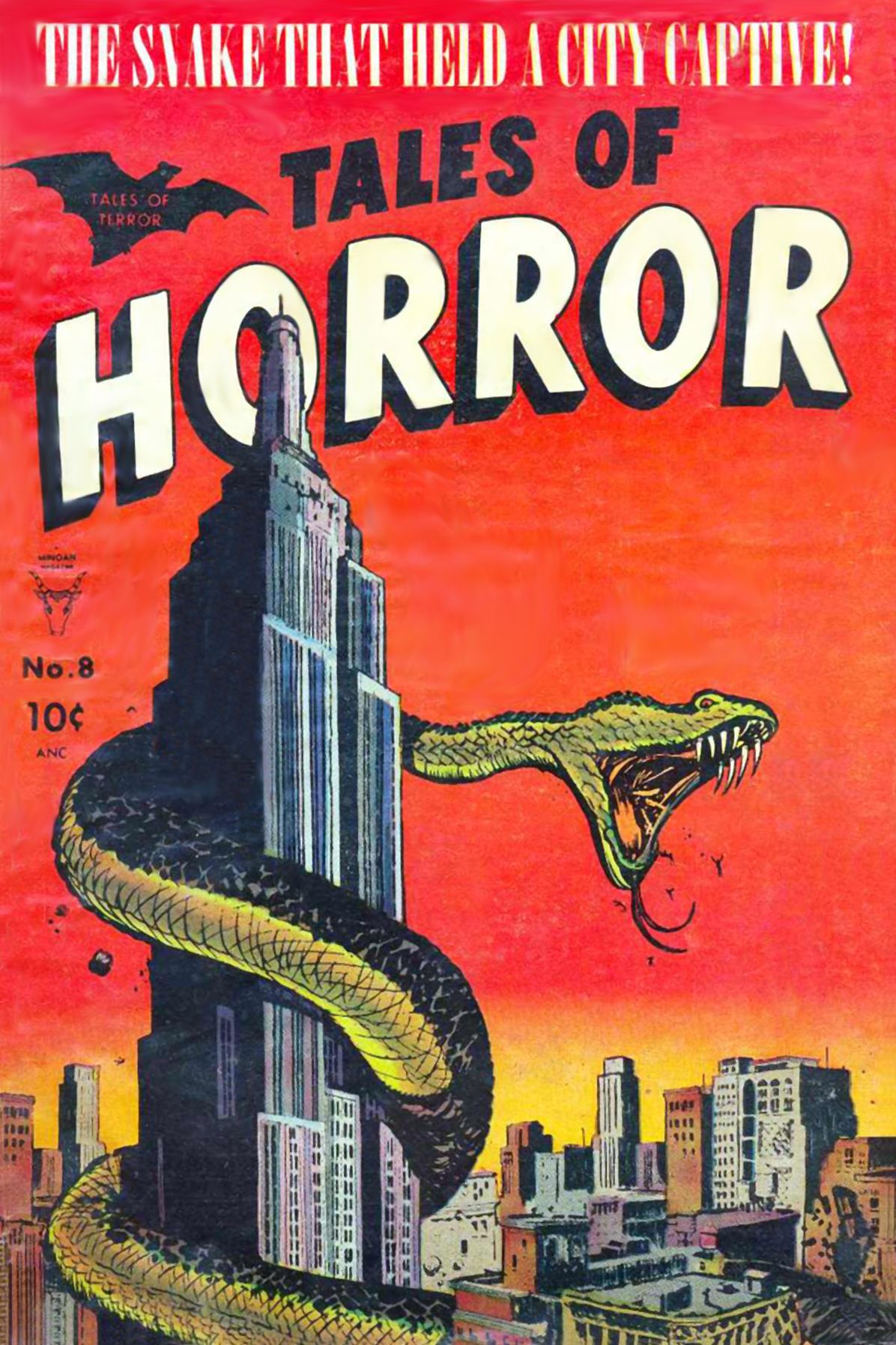 Tales of Horror, Volume 8, The Snake that Held a City Captive! (NOOK Comic with Zoom View): Digitally Remastered