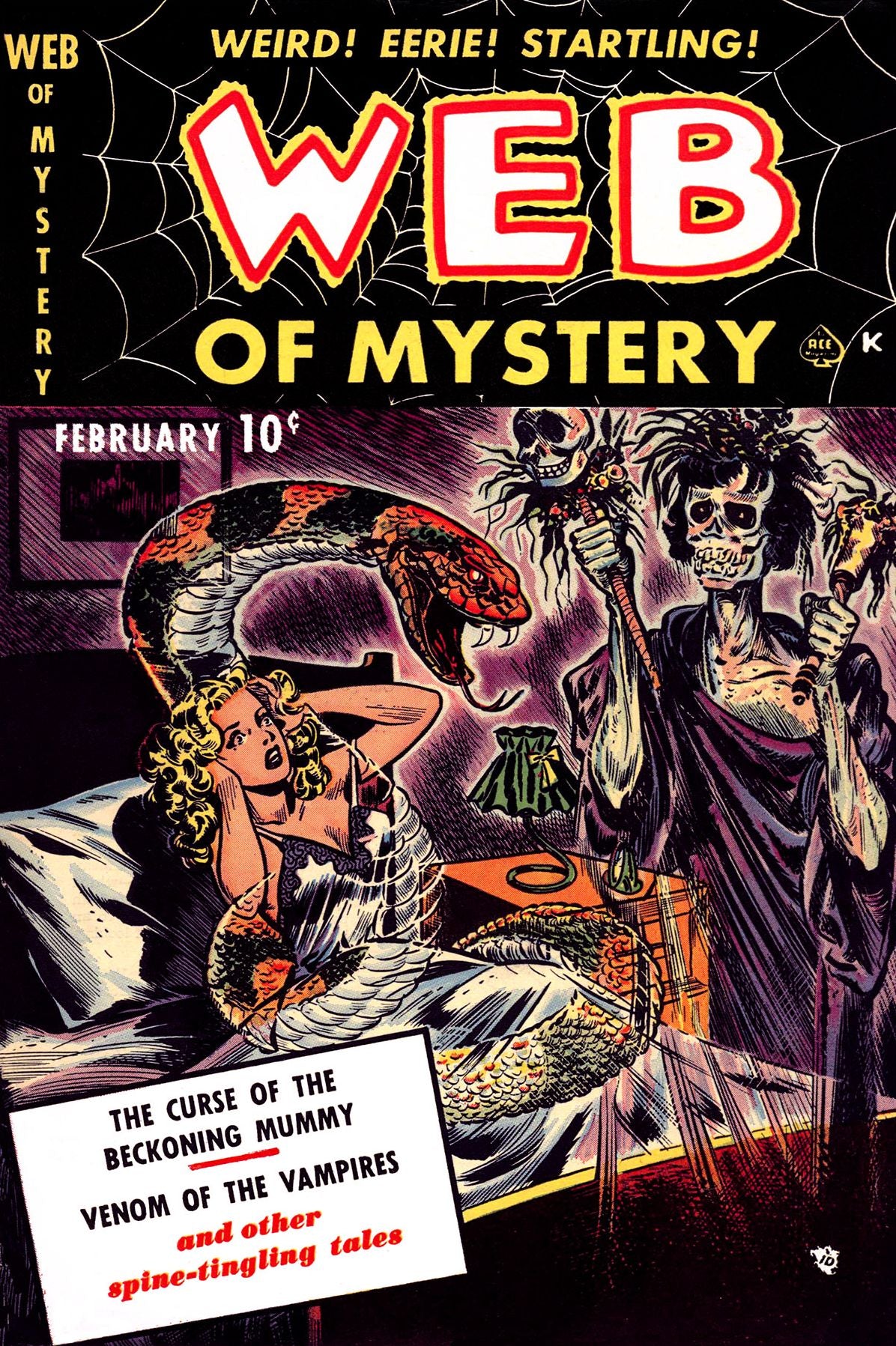 Web of Mystery, Number 1, The Curse of the Beckoning Mummy (NOOK Comic with Zoom View): Digitally Remastered
