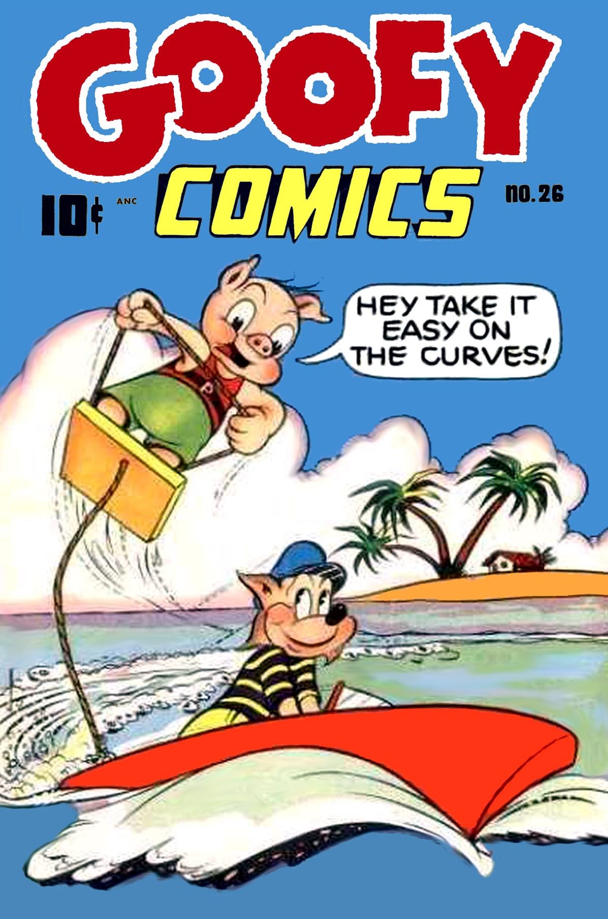 Goofy Comics, Number 26, Hey Take it Easy on the Curves (NOOK Comic with Zoom View): Digitally Remastered