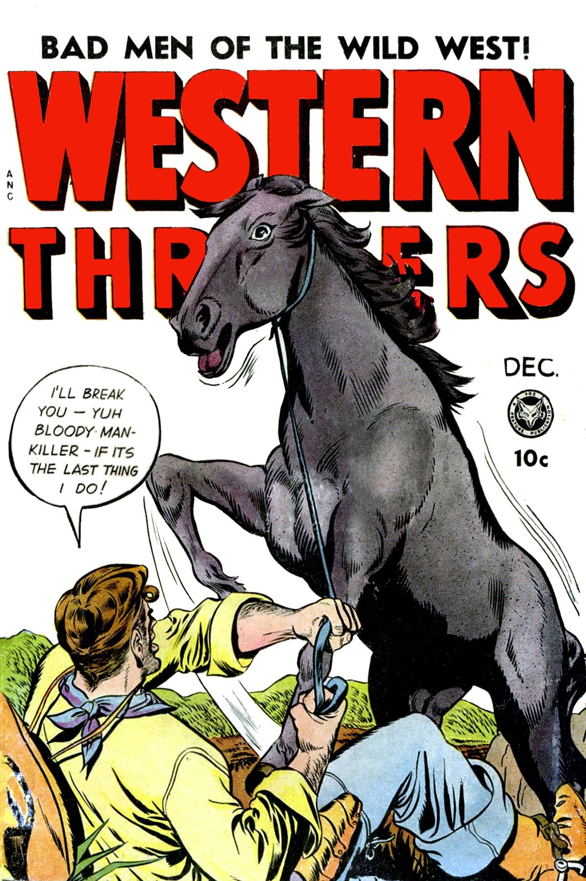 Western Thrillers, Number 3, Sign of the Double Cross (NOOK Comic with Zoom View): Digitally Remastered