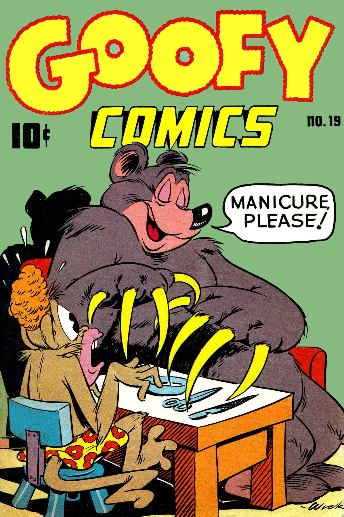 Goofy Comics, Number 19, Manicure Please (NOOK Comic with Zoom View): Digitally Remastered