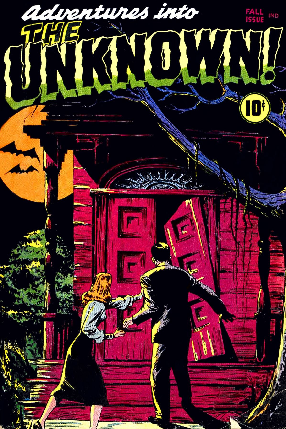 Adventures Into the Unknown, Number 1, The Werewolf Stalks (NOOK Comic with Zoom View): Digitally Remastered