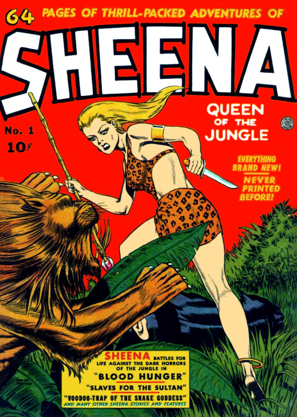 Sheena Queen of the Jungle, Number 1, Blood Hunger (NOOK Comic with Zoom View): Digitally Remastered