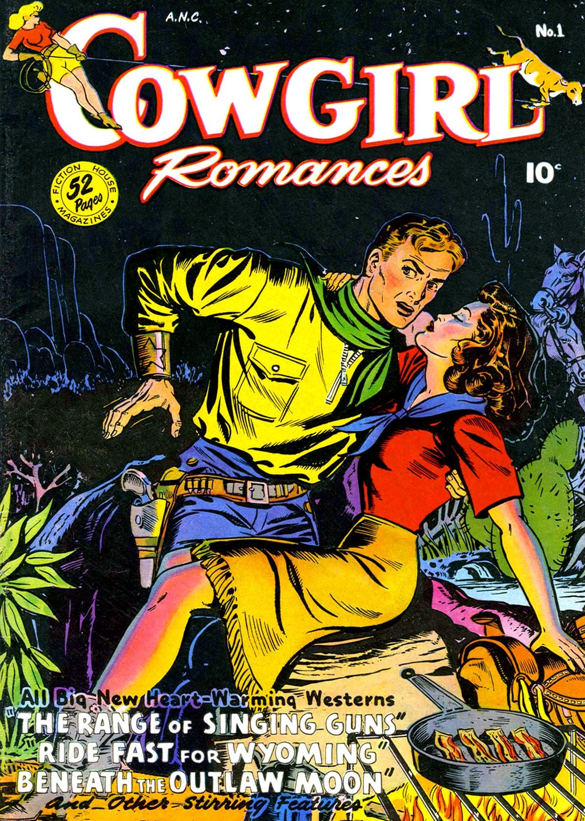 Cowgirl Romances, Number 1, Ride Fast For Wyoming (NOOK Comic with Zoom View): Digitally Remastered