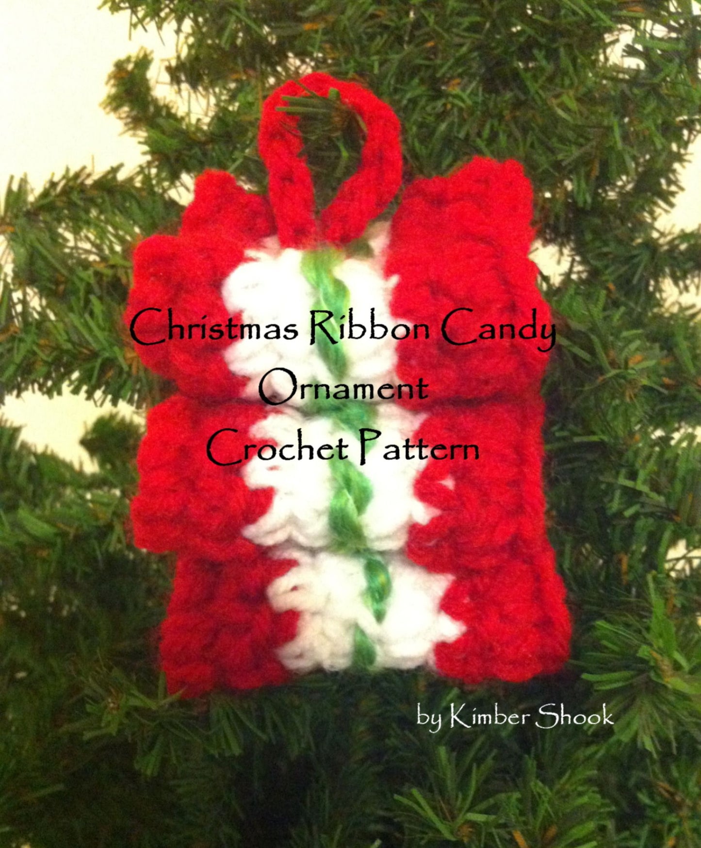 Christmas Ribbon Candy Ornament Crochet Pattern