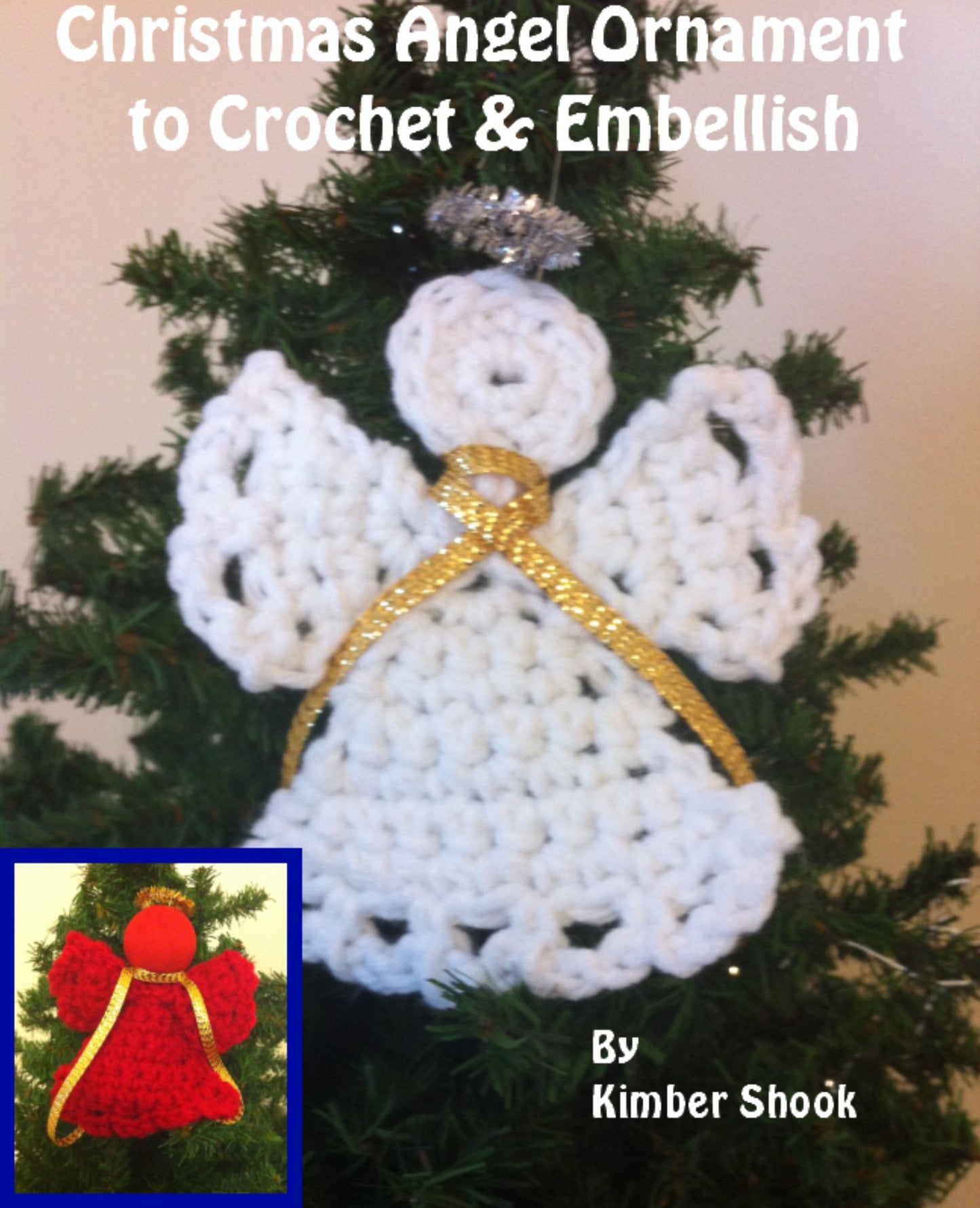 Christmas Angel Ornament to Crochet & Embellish