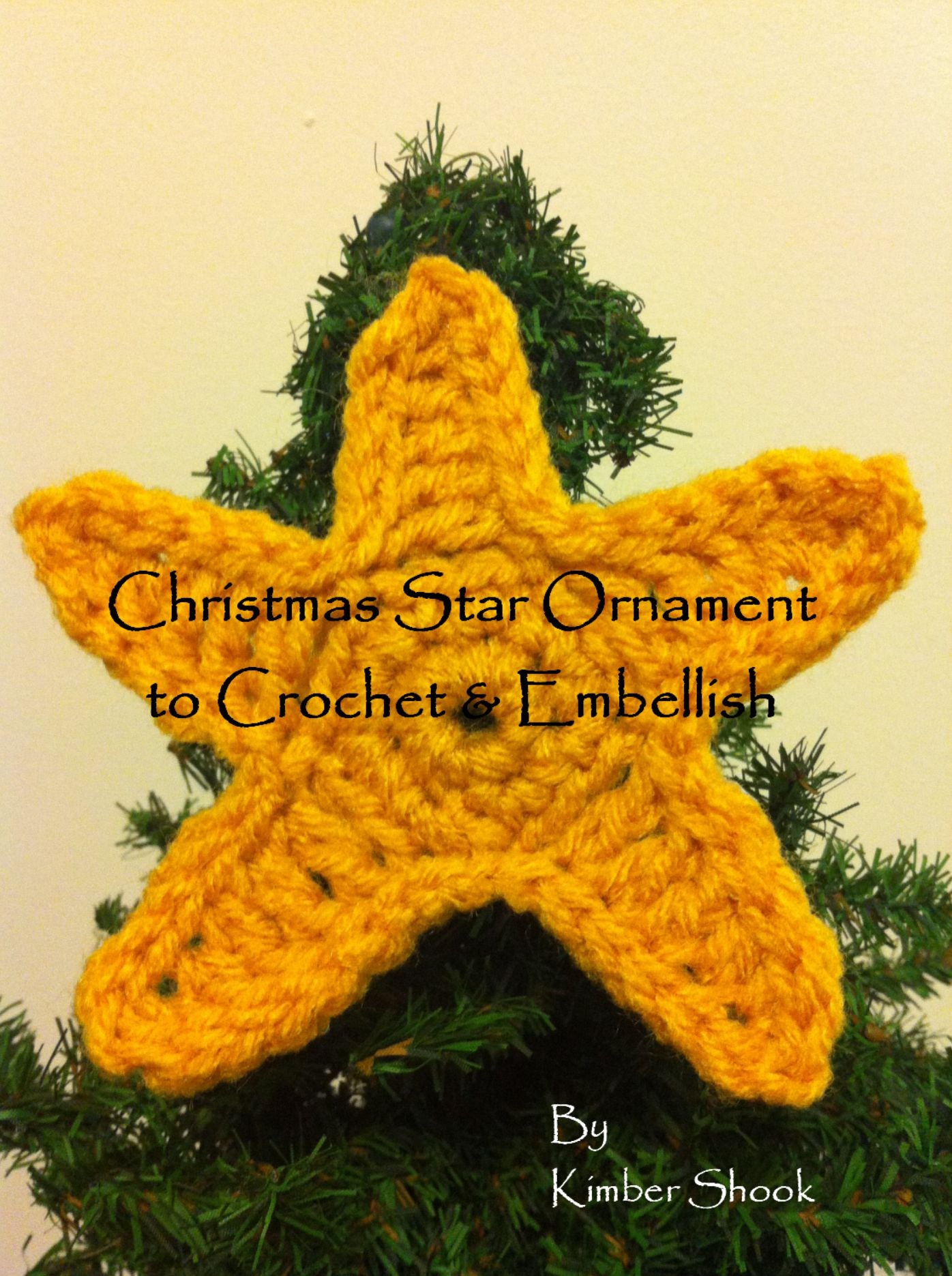 Christmas Star Ornament to Crochet & Embellish