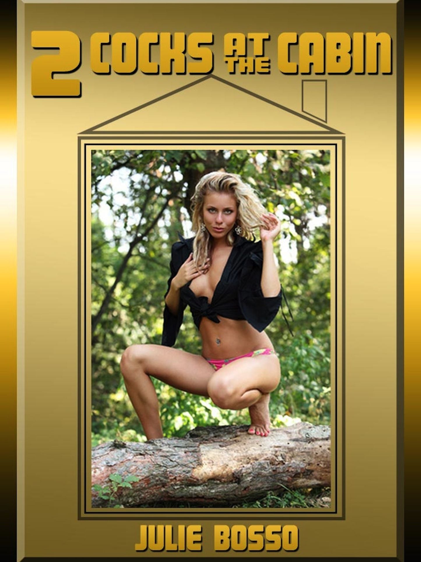 Two Cocks at the Cabin: A Double Team Outdoor Sex Short