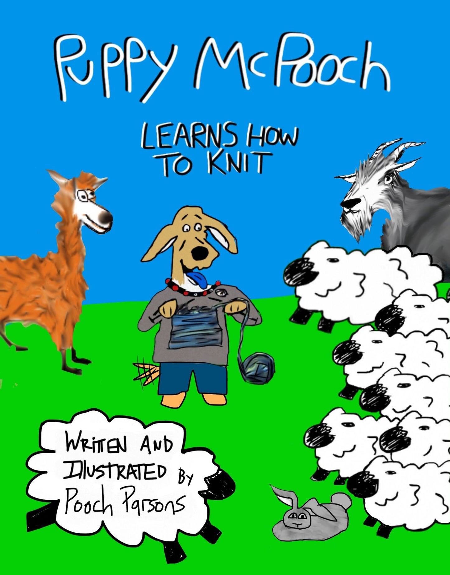 Puppy McPooch Learns How To Knit
