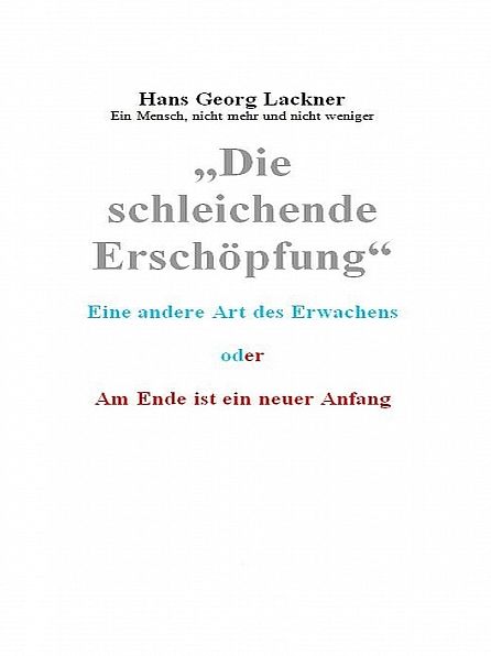 Die schleichende Erschöpfung